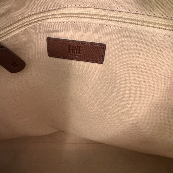 Frye Soraya Leather Tote, Brown - Picture 5 of 8